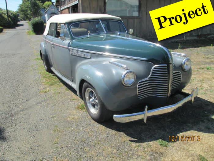 1940 Buick Roadmaster 4 Door Convertible