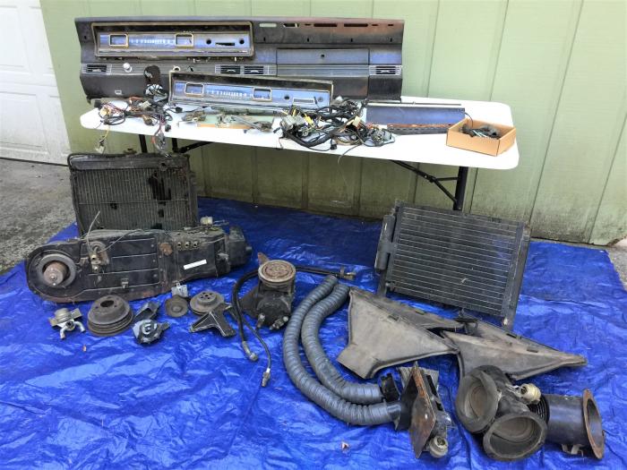 Used Parts - 1967 Ford Fairlane A/C Dash & Related Parts