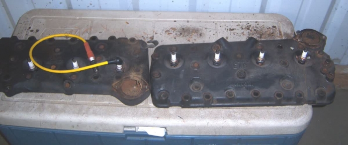 Used Parts - Pair of 1953 Mercury Flathead Heads