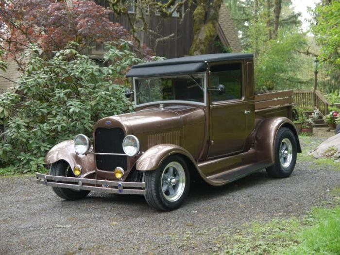 1928 Ford Model A Closed Cab Pickup Model 82A