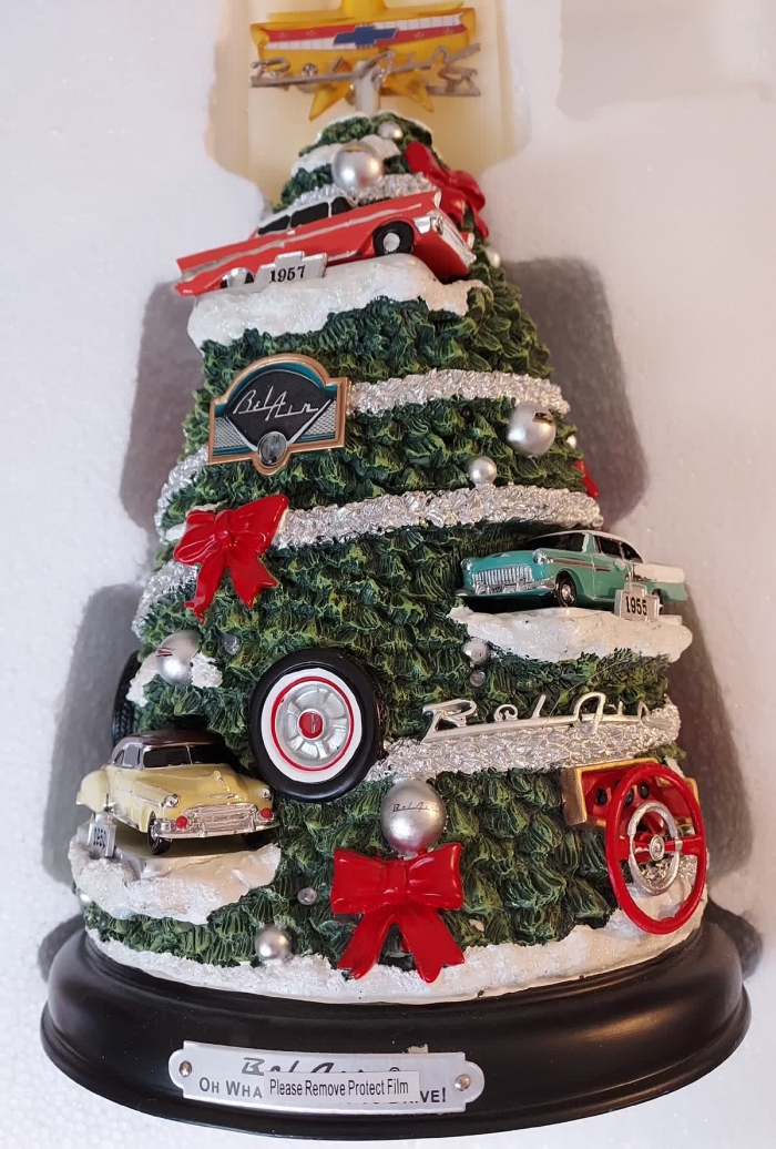 Franklin Mint Bel Air or Corvette Christmas Tree - Early Christmas Gifts