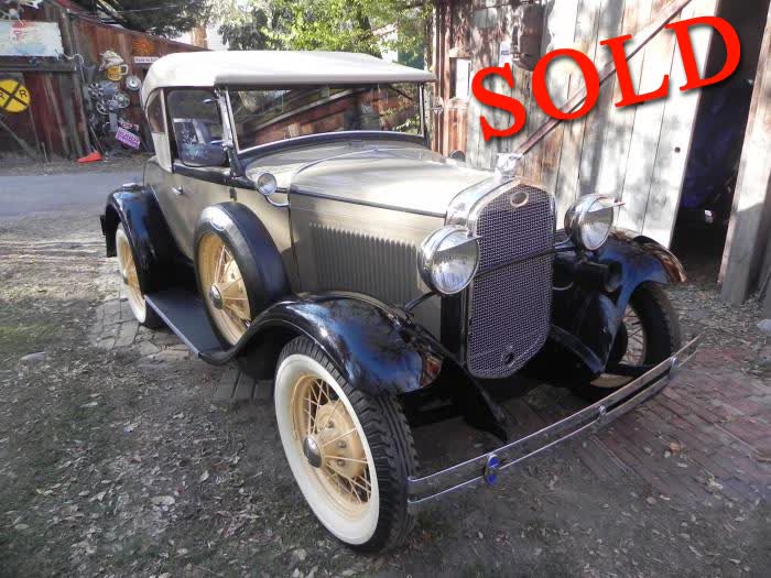 1931 Ford Model A Deluxe Roadster <font color=red>*SOLD*</font color>