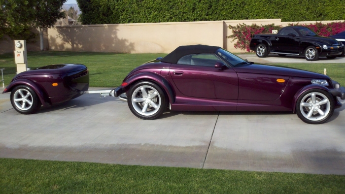1997 Plymouth Prowler and Trailer