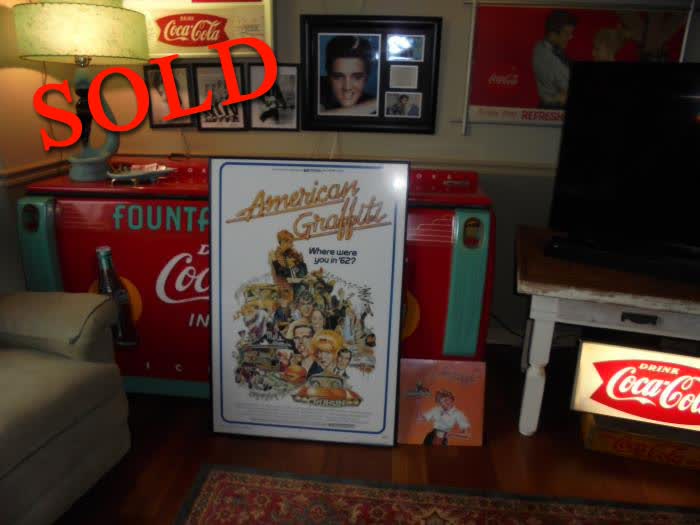 Orginal 1973 American Graffiti Poster <font color=red>*SOLD*</font color>