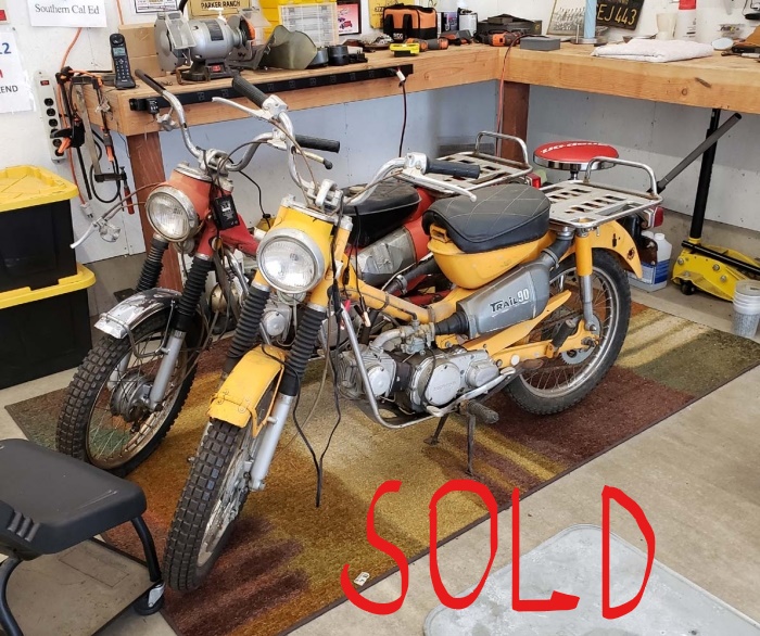 Two 1971 Honda Trail 90s <font color=red>*SOLD*</font color>